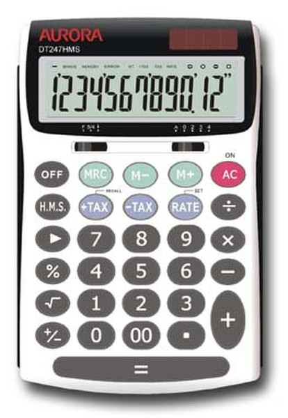 Aurora DT247HMS Desktop Basic calculator White calculator