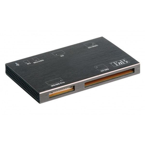 T'nB READERALU1 USB 2.0 Aluminium card reader