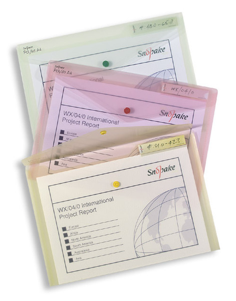 Snopake Polyfile A3 Transparent Polypropylene (PP) Transparent folder