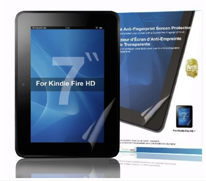 Green Onions Crystal Anti-Fingerprint Screen Protector Amazon Kindle Fire HD