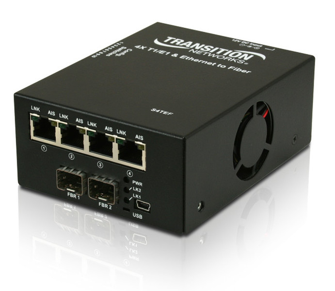 Transition Networks S4TEF1029-122-NA network media converter