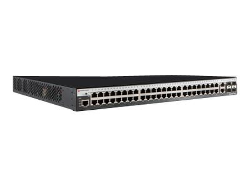 Enterasys 08G20G4-48 Управляемый L2 Gigabit Ethernet (10/100/1000) Черный сетевой коммутатор