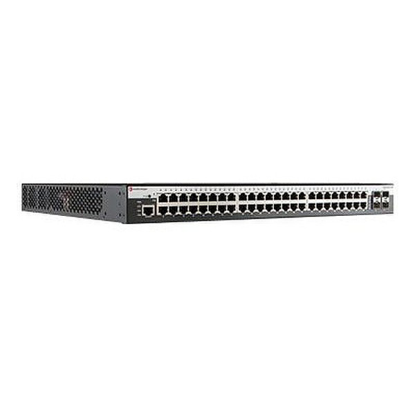 Enterasys 08G20G4-48P Managed L2 Gigabit Ethernet (10/100/1000) Power over Ethernet (PoE) Black network switch