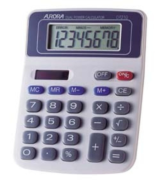 Aurora DT210 Desktop Basic calculator Grey calculator