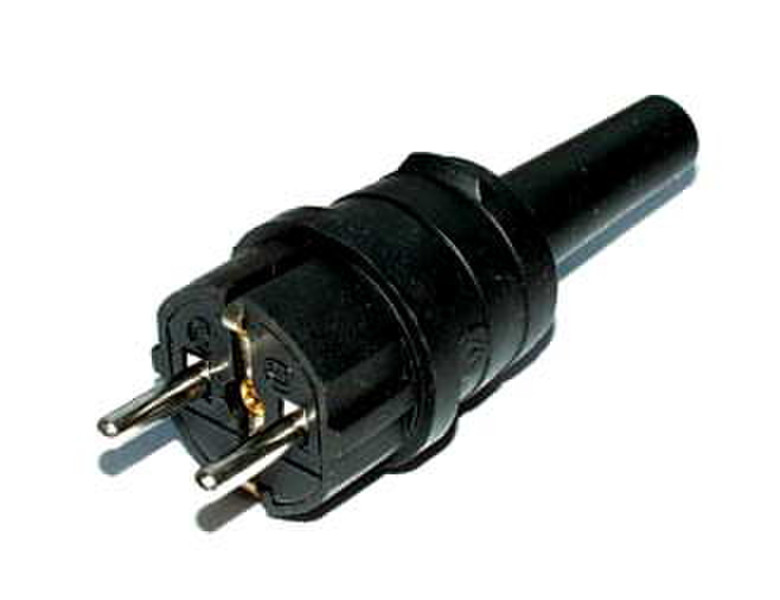 e+p S 11 P17 Black electrical power plug