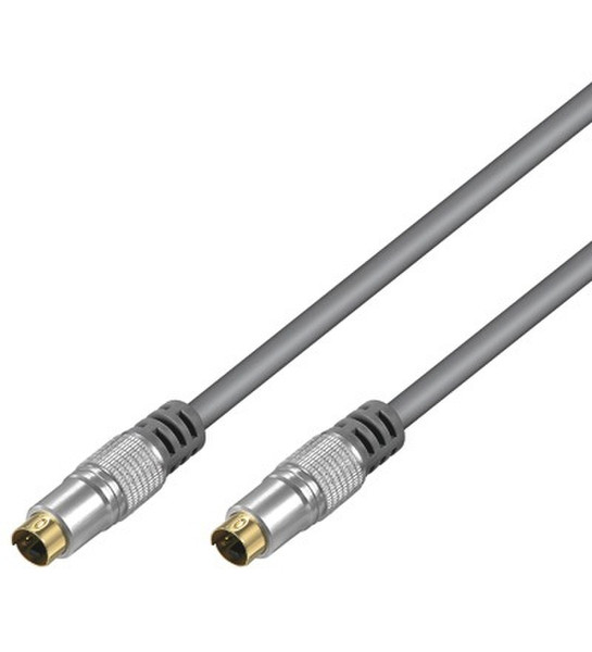 Wentronic xHT 80-150 1.5m PL 1.5м S-Video (4-pin) S-Video (4-pin) Серый, Cеребряный S-video кабель