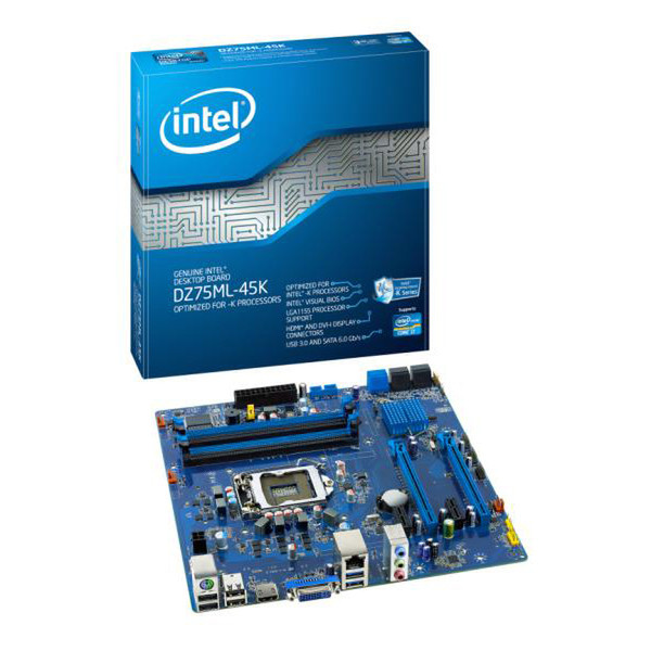 Intel DZ75ML-45K Intel Z75 Express Socket H3 (LGA 1150) Микро ATX материнская плата