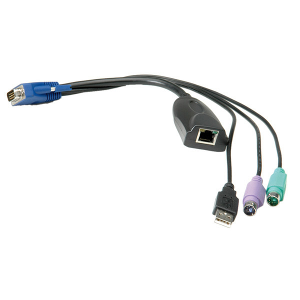 Value Cat.5 Dongle for 14.99.3102/14.99.3103, PS/2 + USB KVM switch