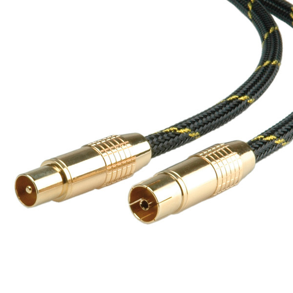 ROLINE GOLD Antenna Cable, Male - Female 5.0m