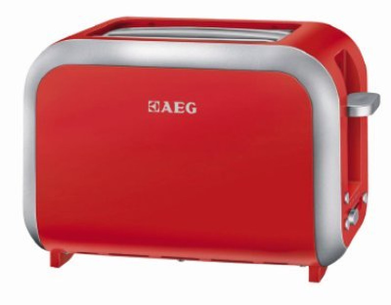 AEG AT 3130RE 2slice(s) 870, -W Red,Silver