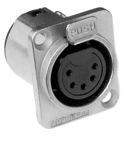 Amphenol AC5FDZ XLR 5P Metallisch Kabelschnittstellen-/adapter