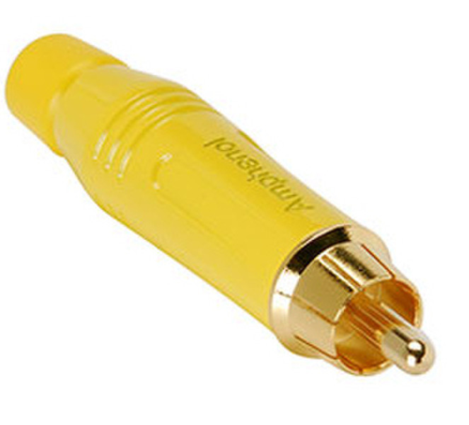 Amphenol ACPR-YEL RCA Желтый кабельный разъем/переходник