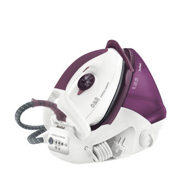 Tefal Express Compact GV7091 2200W 1.6L Ultragliss soleplate Violet,White steam ironing station