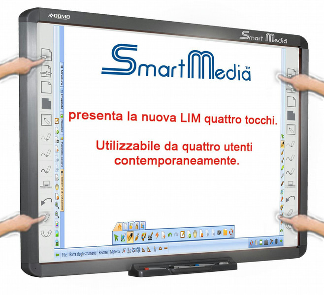 Smart Media QWB200-PS HID Interaktives Whiteboard & Zubehör