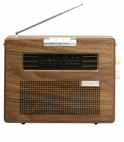 Ricatech PR390 Tragbar Braun Radio