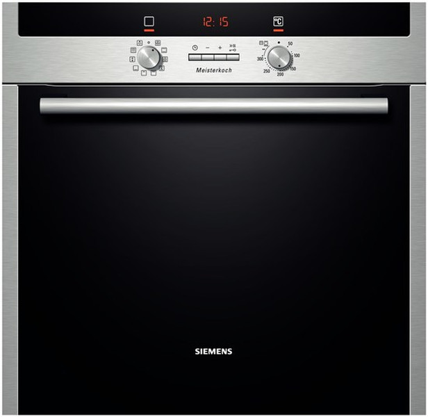 Siemens HB73AU544 Electric oven 65l A Schwarz, Edelstahl Backofen