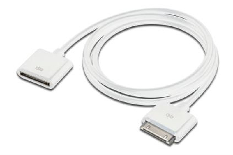 ASSMANN Electronic 1m Apple Dock, M - F 1м Apple 30pin Apple 30pin Белый дата-кабель мобильных телефонов