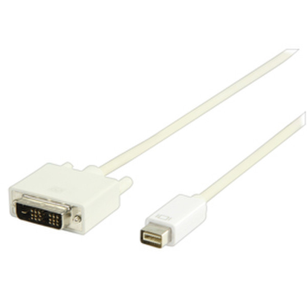 Valueline Mini DVI - DVI 2m White DVI cable