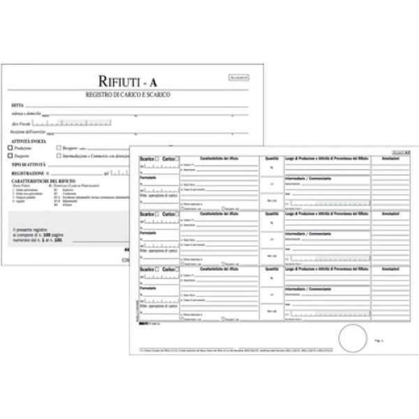Edipro E2868 accounting form/book