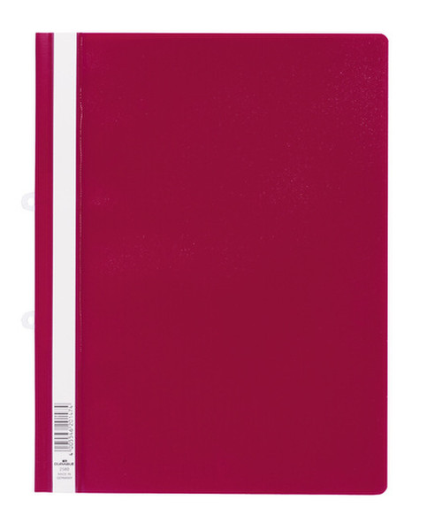 Durable Clear View Folder PVC Rot Präsentations-Mappe