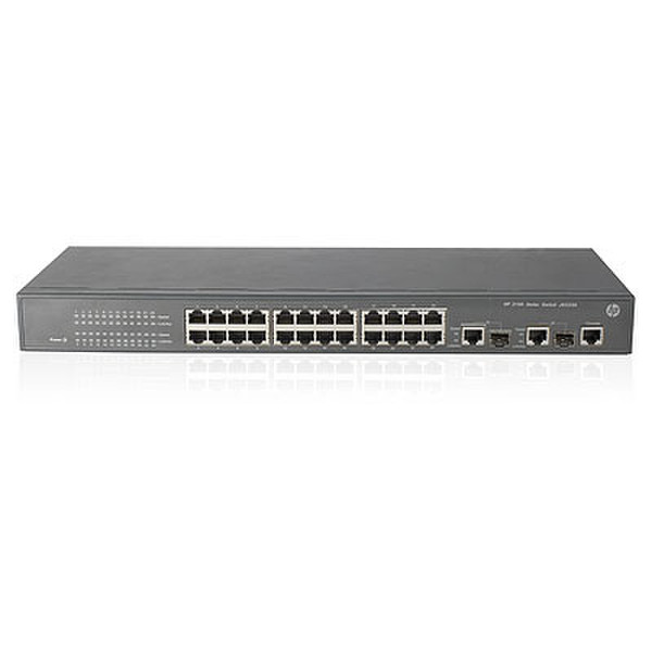 Hewlett Packard Enterprise 3100-24 v2 SI Управляемый L2/L3 Fast Ethernet (10/100) 1U Серый