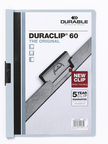 Durable DURACLIP® 60 A4 ПВХ Синий обложка с зажимом