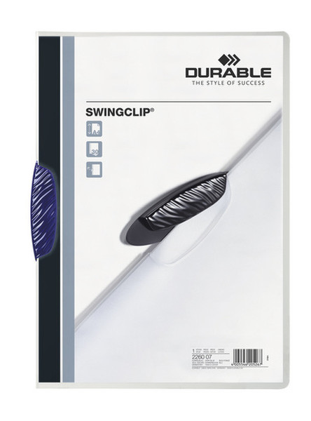 Durable Swingclip® Blue report cover