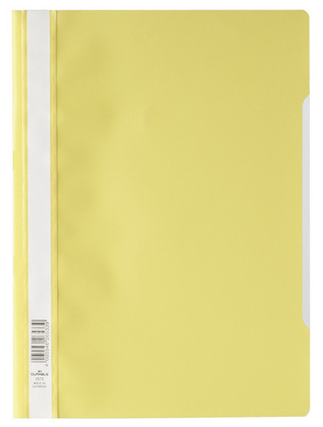 Durable Clear View Folder - Economy Yellow report cover