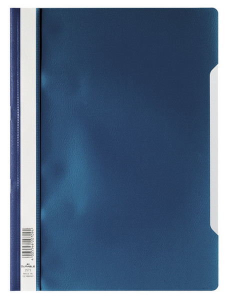 Durable Clear View Folder - Economy Blue report cover