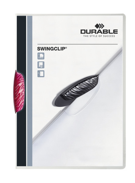 Durable Swingclip® Red report cover