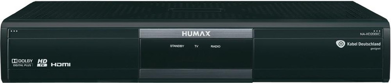 Humax NA-HD 2000 C Кабель Full HD Черный приставка для телевизора