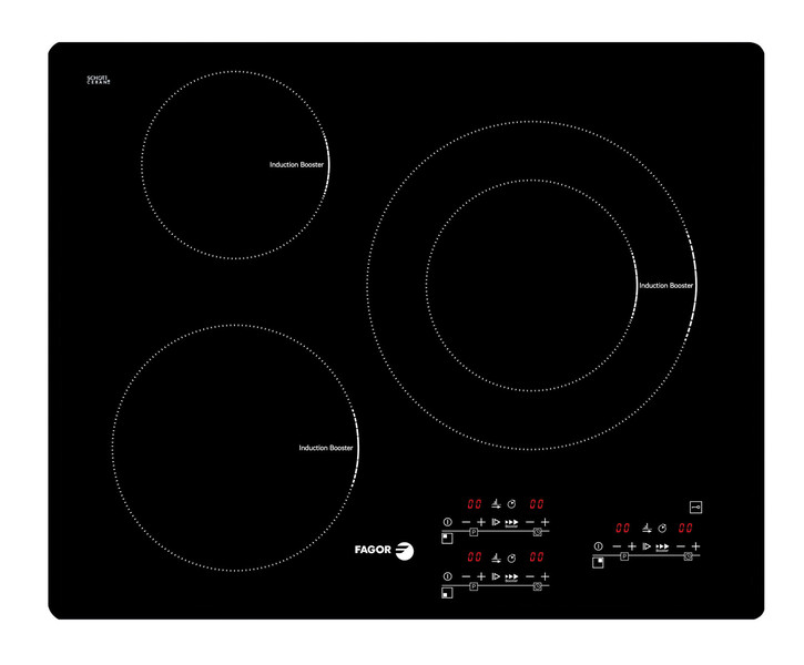 Fagor IF-33BS built-in Electric induction Black