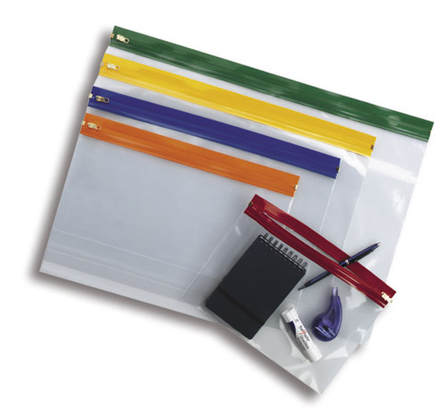 Snopake Zippa Bag A4+ Red Polypropylene (PP) Red folder