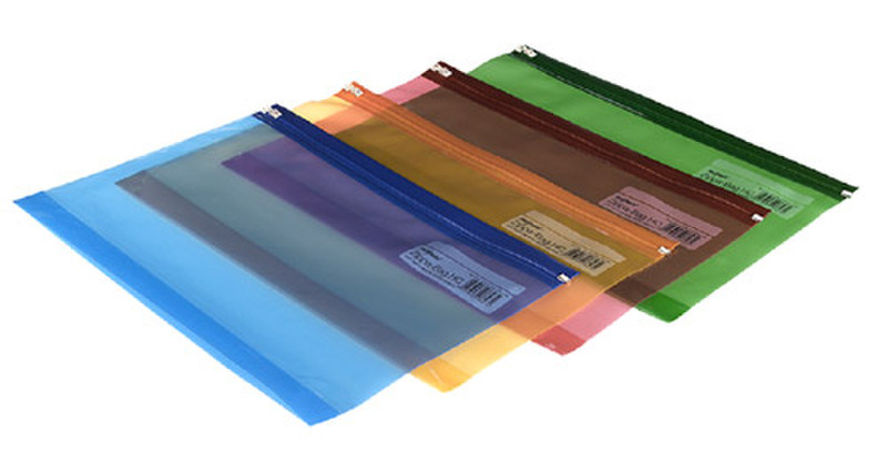 Snopake 15299 Blue,Green,Orange,Red,Yellow folder