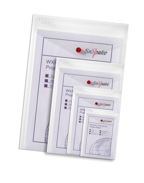 Snopake Polyfile P - A4 Clear Polypropylene (PP) Transparent folder