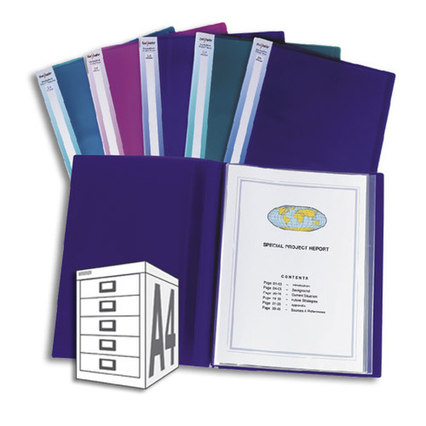 Snopake Electra Display Books - Electra Assorted, 16 Pocket folder