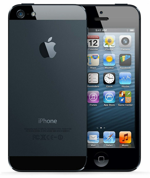 Apple iPhone 5 Одна SIM-карта 4G 64ГБ Черный смартфон