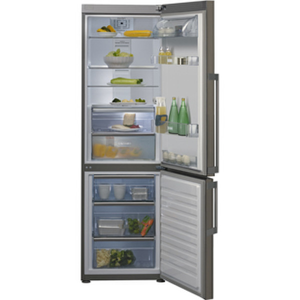 Bauknecht KGN 5492 A2+ FRESH PT freestanding 344L A++ Stainless steel fridge-freezer