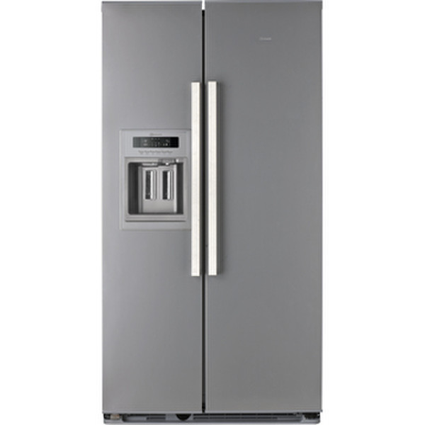 Bauknecht KSN 538 A++ IL freestanding 542L A++ Stainless steel side-by-side refrigerator