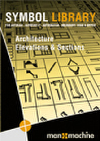 Autodesk AutoCad M+M Architecture Elevations & Sections Symbol Library (Electronic) - English