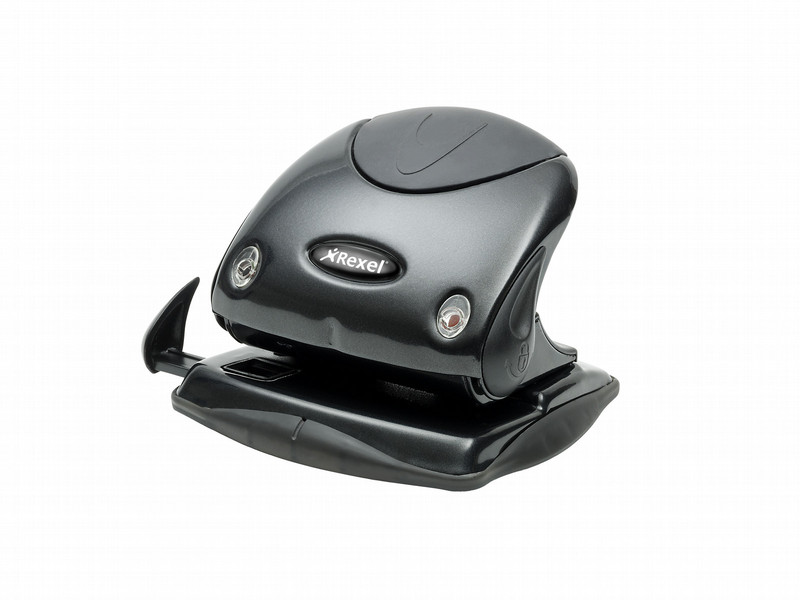 Rexel Precision 225 2 Hole Punch Black/Black