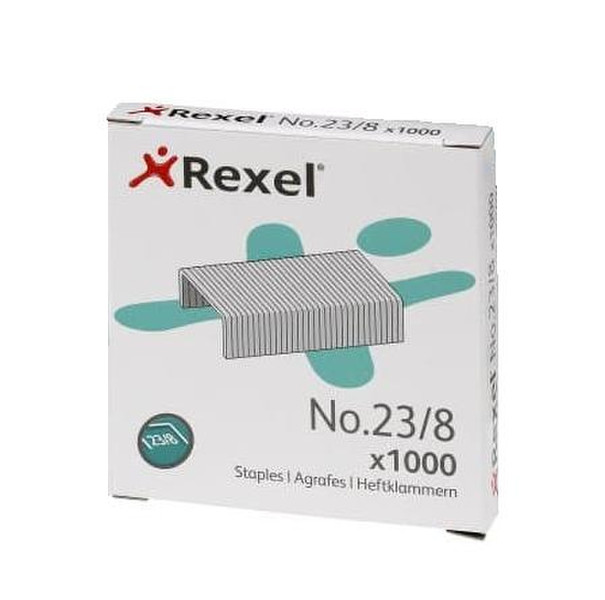 Rexel No.23/8mm Staples pack 1000скоб