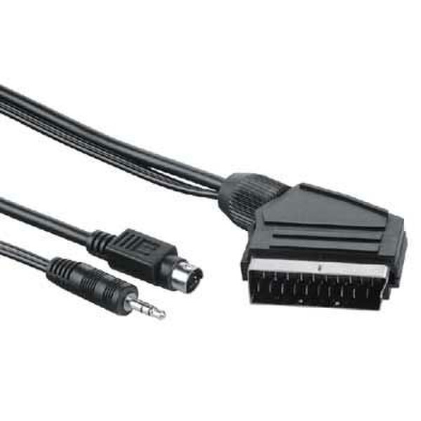 Hama 00043132 10m SCART (21-pin) Black video cable adapter