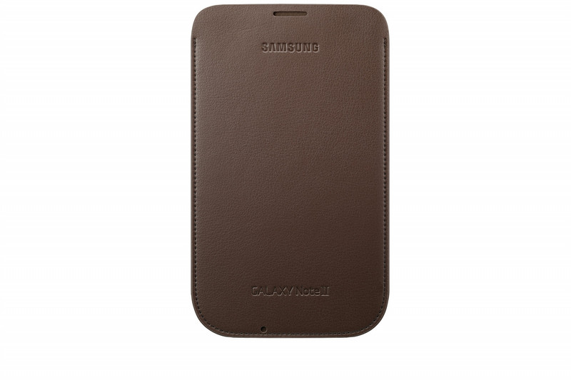 Samsung Leather Pouch Чехол Коричневый