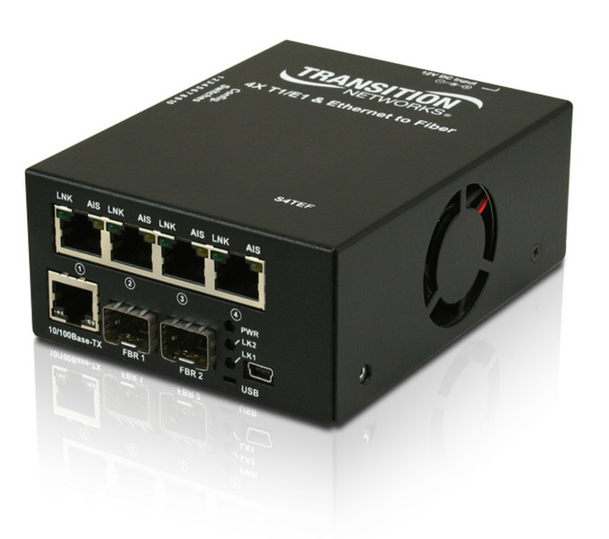 Transition Networks S4TEF1035-125 network media converter