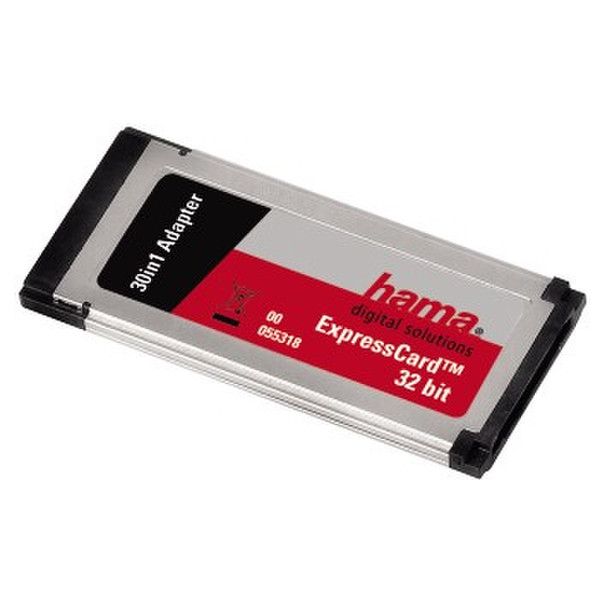 Hama 00055318 Внутренний ExpressCard устройство для чтения карт флэш-памяти