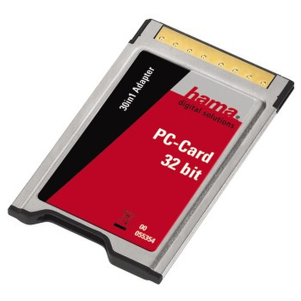 Hama 00055354 Внутренний PCMCIA устройство для чтения карт флэш-памяти