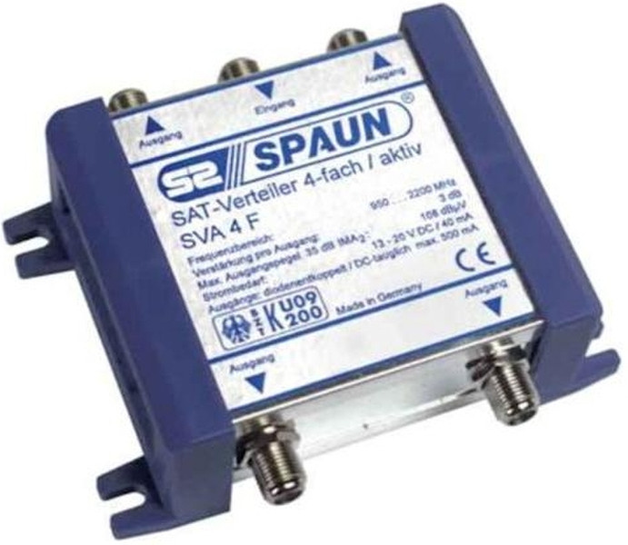 Spaun SVA 4 F Cable splitter Blue