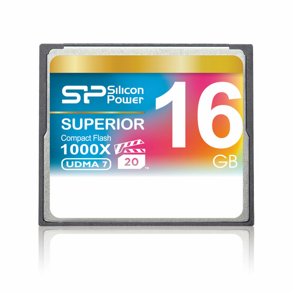 Silicon Power 16GB 1000x Compact Flash 16GB Kompaktflash Speicherkarte