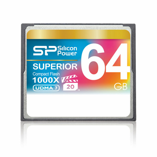 Silicon Power 64GB 1000x Compact Flash 64GB CompactFlash memory card